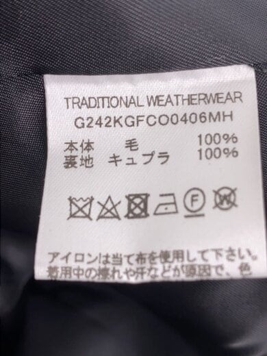 商品画像：ステンカラーコート/NEW DERBY BUTTON THROUGH/40/ウール/BLK/千鳥格子 4