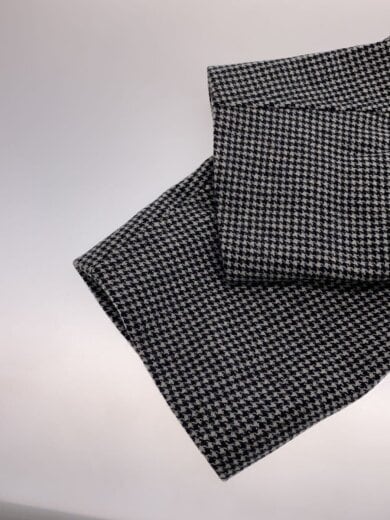 商品画像：ステンカラーコート/NEW DERBY BUTTON THROUGH/40/ウール/BLK/千鳥格子 5