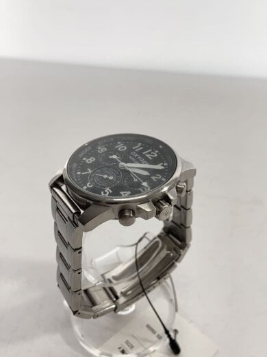 商品画像：OXYGEN/クォーツ腕時計/アナログ/ステンレス/BLK/SLV 2