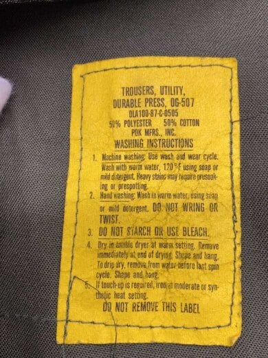 商品画像：ストレートパンツ/28/コットン/KHK/8405-00-610-2594 5