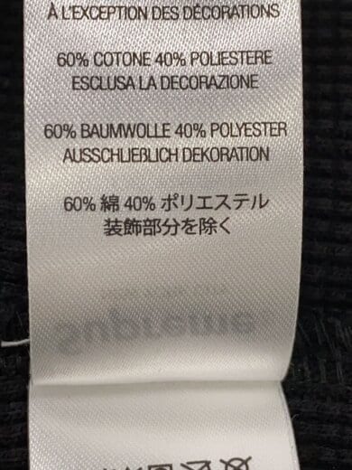 商品画像：25AW/Angel thermal/サーマル長袖Tシャツ/L/コットン/BLK 4