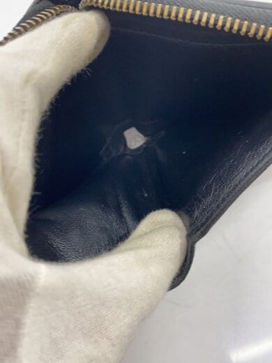 商品画像：2つ折り財布/レザー/BLK/無地/メンズ 6