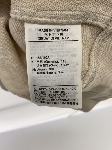 商品画像：スウェット/XXL/コットン/CRM/無地/DC5344-072// 4