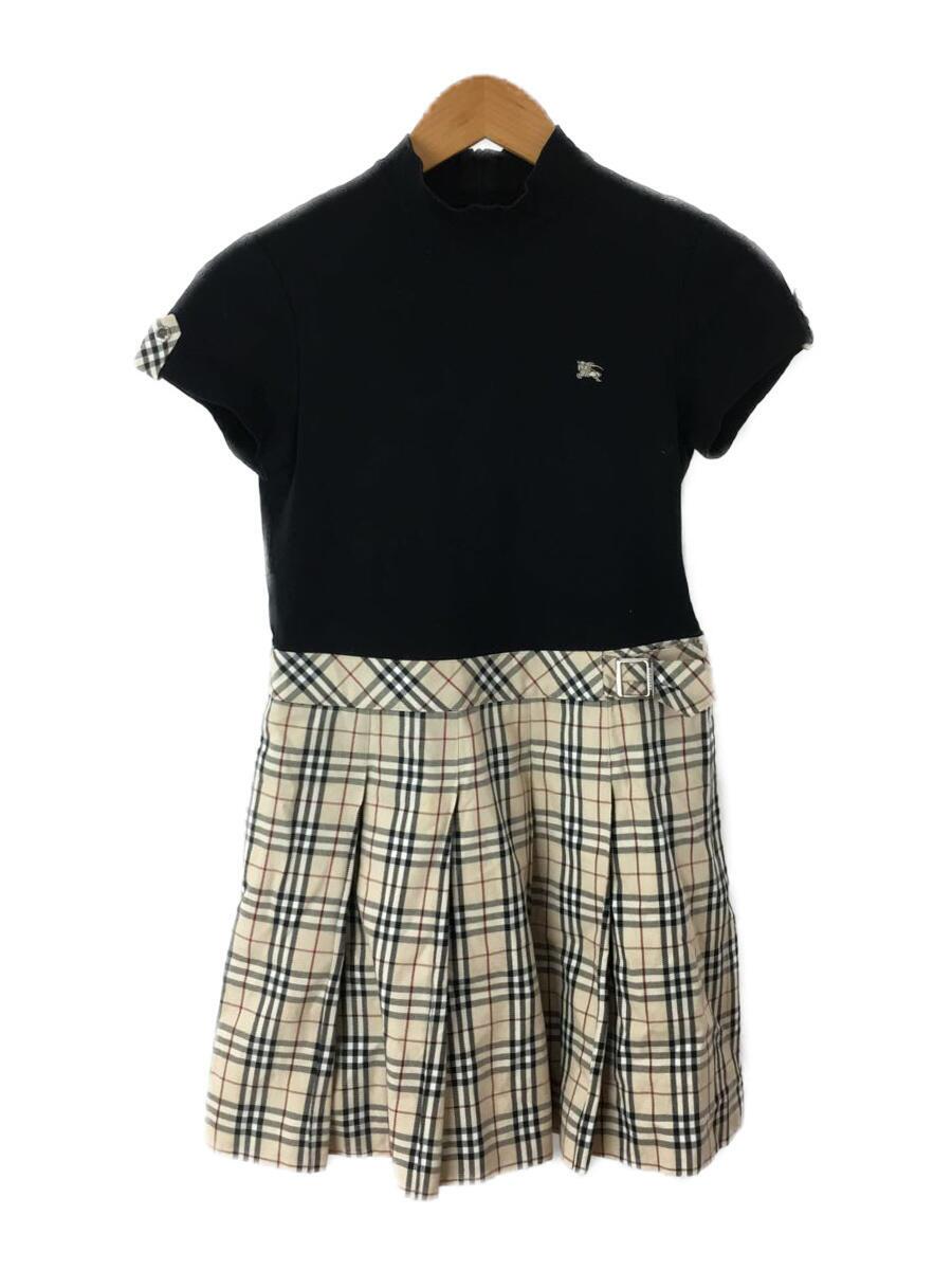 ワンピース 150cm コットン ブラック ベージュ 半袖 チェック バーバリーロンドン Urban Tales Com