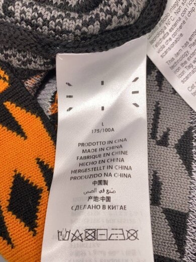 商品画像：OVERSIZED SWEATER/3D/GYセーター(厚手)/ORN/700203 RTN01 1000// 4