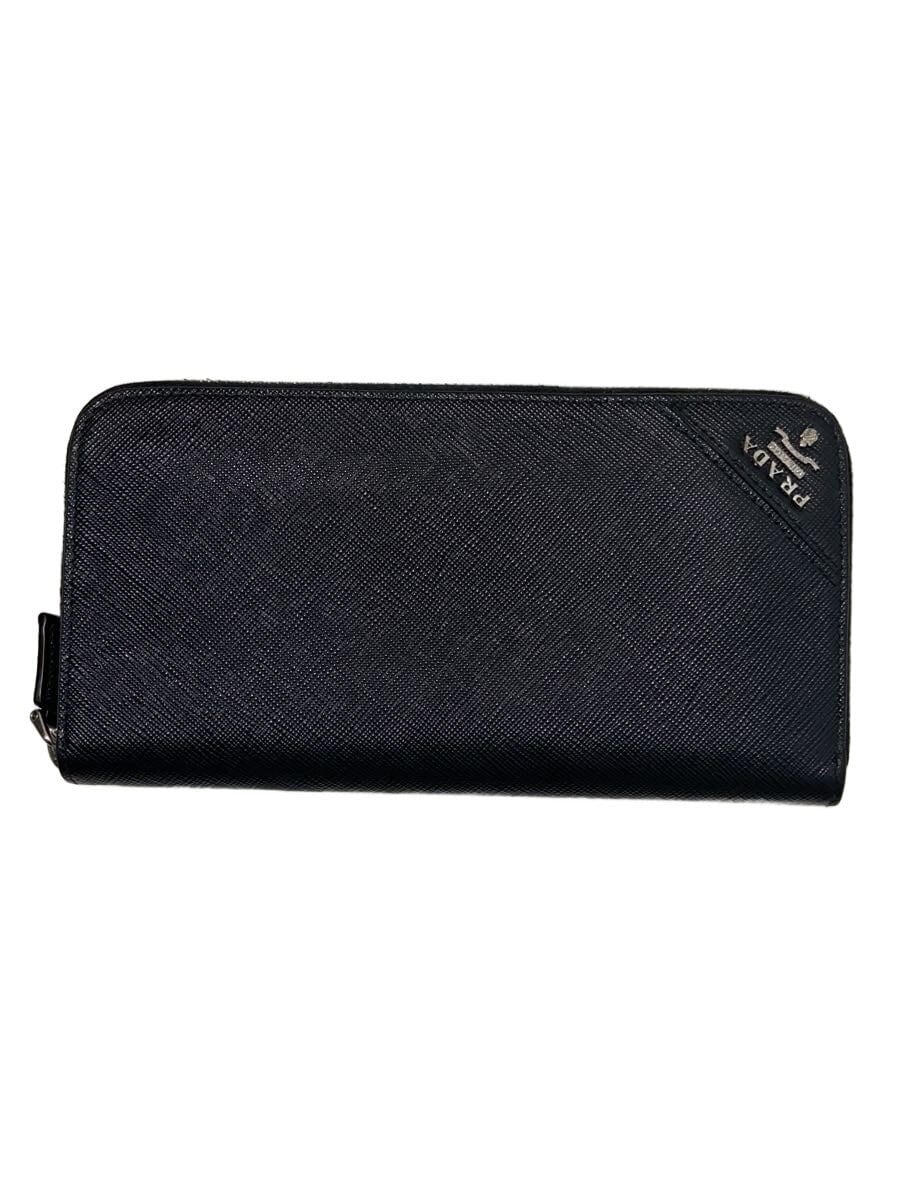 PRADA / 長財布/レザー/ブラック/メンズ/2ML317