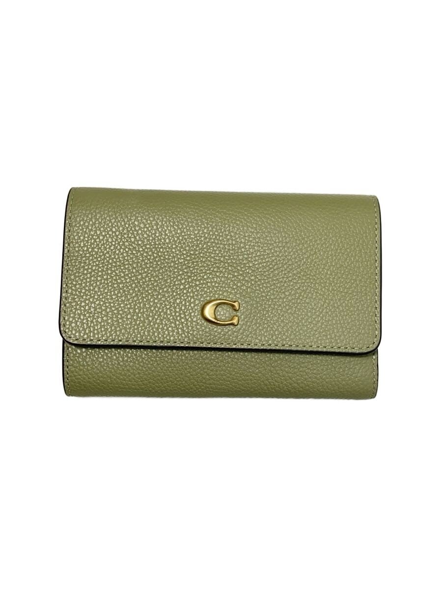 COACH / 2つ折り財布/グリーン/レディース/CP025