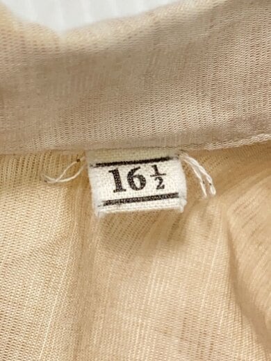 商品画像：開襟シャツ/長袖シャツ/16.5/--/ベージュ// 4