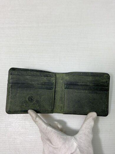 商品画像：2つ折り財布/レーヨン/グリーン/メンズ 4