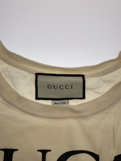 商品画像：インターロッキング/GG Logo T-shirtTシャツ/S/コットン/CRM/493117// 3