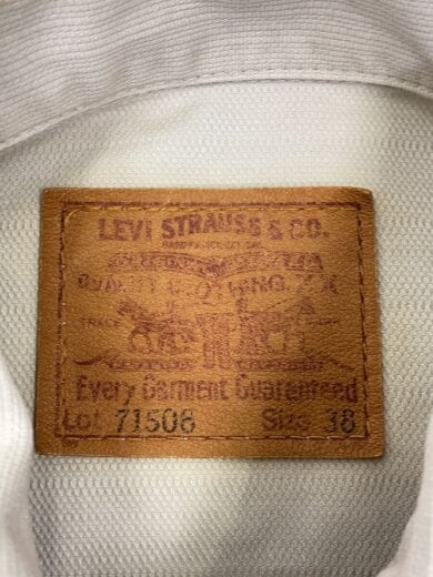 商品画像：Gジャン/38/コットン/クリーム/71506-11/ピケ/リーバイス 3