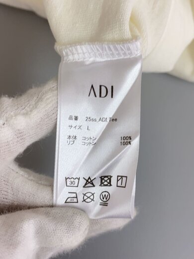 商品画像：ADI/fight tee/Tシャツ/L/コットン/ホワイト/25ss_ADI_Tee 4