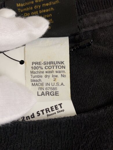 商品画像：1995/Tシャツ/L/コットン/ブラック/Star Wars/ヨーダ/USA製/チェンジーズ 4