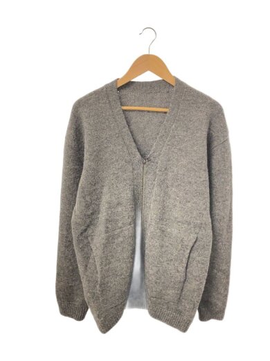 商品画像：Whole Garment V/N Zip Cardigan/トップス/1/ウール/グレー/1703-009 1