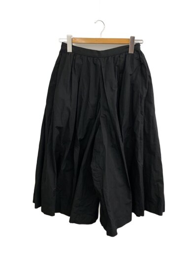 商品画像：タックキュロットワイドパンツ/S/コットン/ブラック/97658/ヤエカ 1