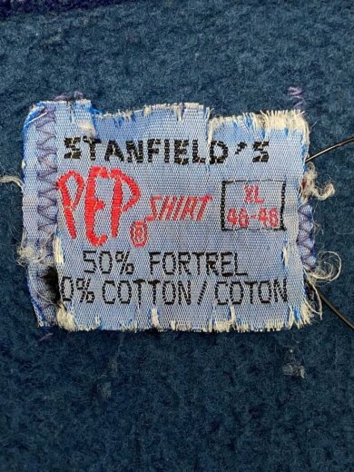 商品画像：60s頃/STANFIELDS PEP shirt/フリーダムスリーブ/スウェット/XL/コットン/ネイビー// 3