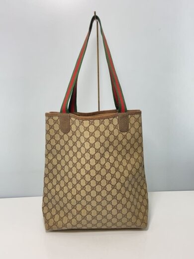 商品画像：トートバッグ/PVC/ブラウン/総柄/39-02-003 3