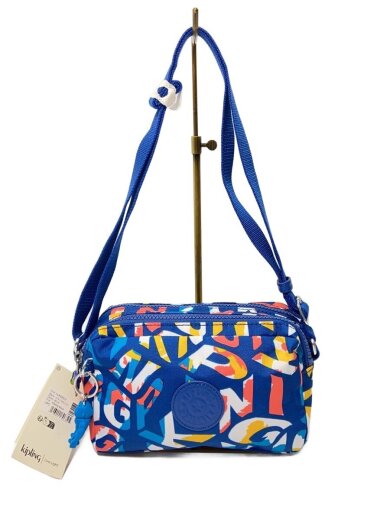 商品画像：MILDA/ショルダーバッグ/ポリエステル/ブルー/総柄/KPKI7588UZ91/タグ付 1