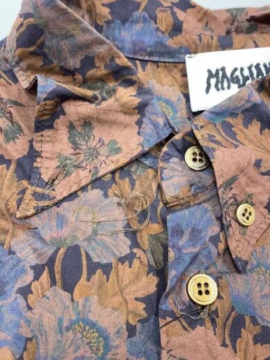 商品画像：CLASSIC POPPY B/D SHIRT/長袖シャツ/M/コットン/BRW/花柄/I2800724// 6