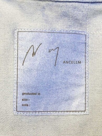 商品画像：24ss/UNEVEN PAINT COVERALL/カバーオール/1/コットン/ブルー/ANC-JK33 3