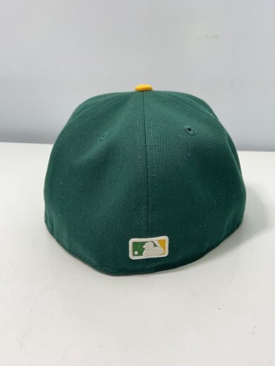 商品画像：59FIFTY/キャップ/7 3/8/ポリエステル/グリーン/メンズ/オークランド アスレチックス 3