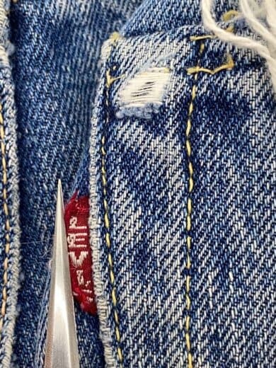 商品画像：50-60s/VT/501/XX/実寸W31/ギャラ/デニム/オフセット/足長R/ボタン裏14// 5