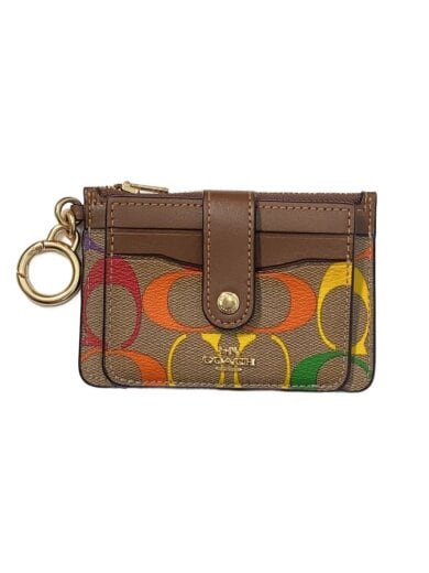 商品画像：カードケース/PVC/ブラウン/総柄/レディース/C9942 1