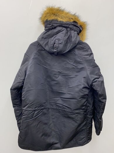 商品画像：N-3B/フライトジャケット/L/ナイロン/ブラック/20024-01/アルファインダストリーズ 2