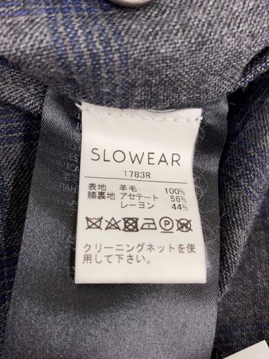 商品画像：NT035/SLIM FIT/スラックスパンツ/48/ウール/GRY/チェック/1NT035 1783R 921 6