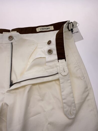 商品画像：GTA/スラックスパンツ/48/コットン/ホワイト/21-23-0889-977/2プリーツ/サイドジャスター 3