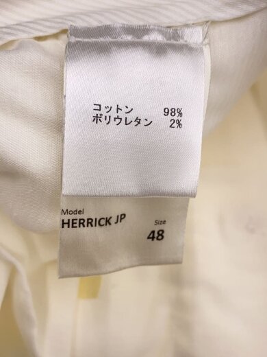 商品画像：GTA/スラックスパンツ/48/コットン/ホワイト/21-23-0889-977/2プリーツ/サイドジャスター 5