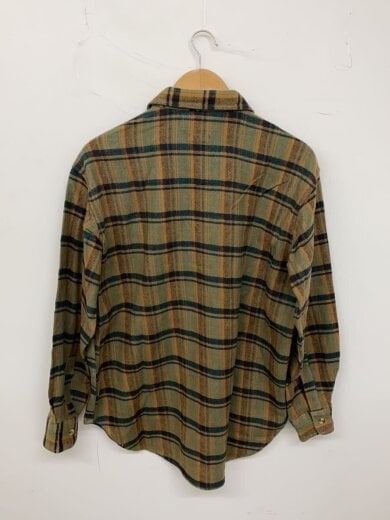 商品画像：長袖シャツ/S/コットン/KHK/チェック 2