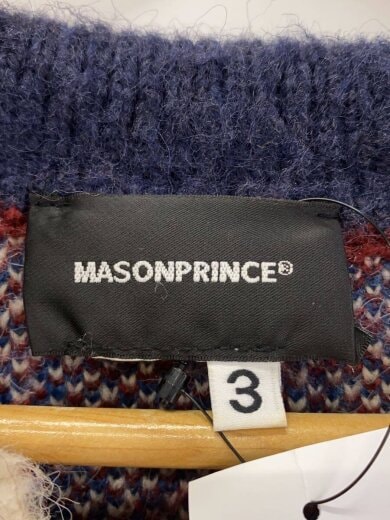 商品画像：ニット・セーター(厚手)/3/ナイロン/マルチカラー/ボーダー 3