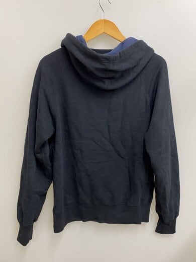 商品画像：パーカー/M/コットン/ブラック/後付けフード 2