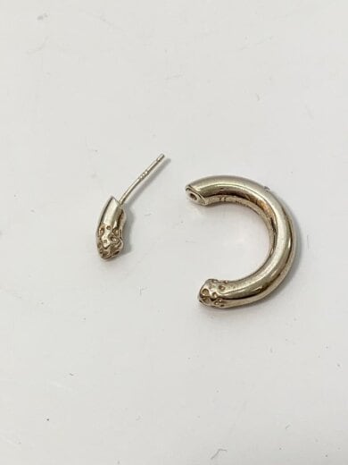商品画像：Jent Louis/Reverse Hoop Earrings/ピアス/SV925/SLV/メンズ/片耳 4