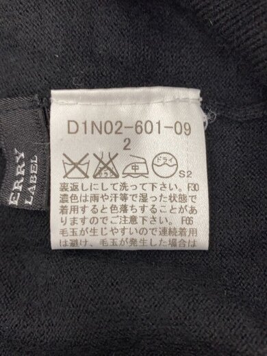 商品画像：カーディガン/2/ウール/ブラック/D1N02-601-09/バーバリーブラックレーベル 4