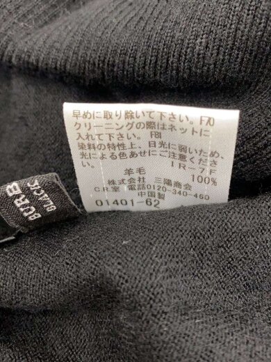 商品画像：カーディガン/2/ウール/ブラック/D1N02-601-09/バーバリーブラックレーベル 5