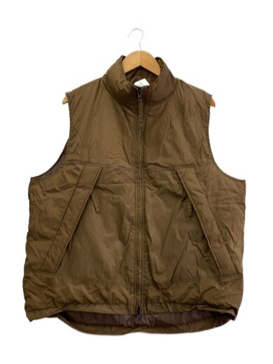 商品画像：ダウンベスト/L/ナイロン/ブラウン/タイオン 1