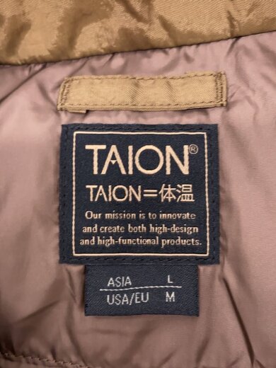 商品画像：ダウンベスト/L/ナイロン/ブラウン/タイオン 3