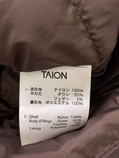 商品画像：ダウンベスト/L/ナイロン/ブラウン/タイオン 4