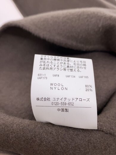 商品画像：ブルゾン/L/ウール/ブラウン/1225-1-000011 5