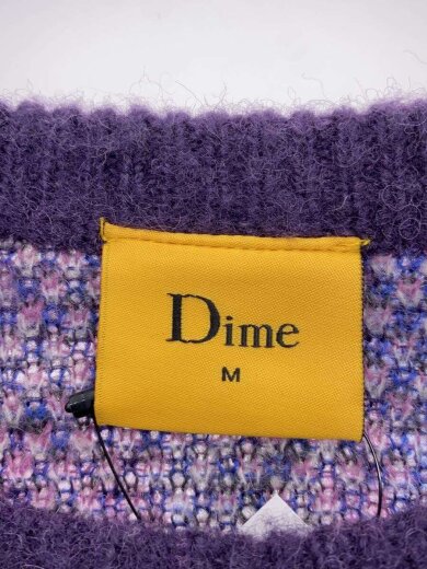 商品画像：Plaid Mohair Knit/ニット/M/モヘア/パープル/チェック/ダイム// 3
