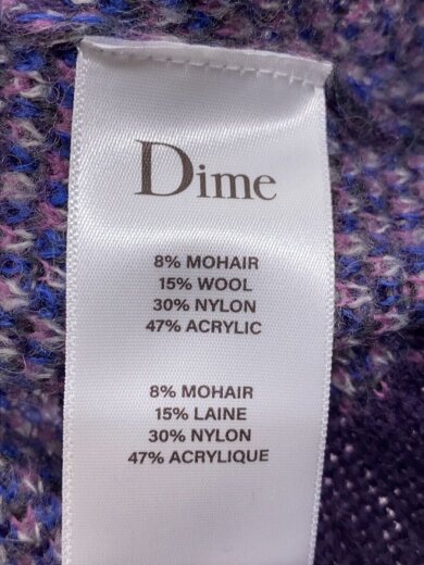 商品画像：Plaid Mohair Knit/ニット/M/モヘア/パープル/チェック/ダイム// 4