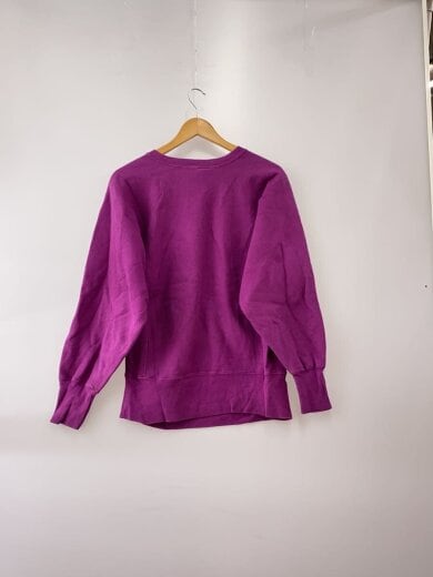 商品画像：90s/RW/スウェット/M/パープル/無地/リバースウィーブ/刺繍タグ/USA製// 2