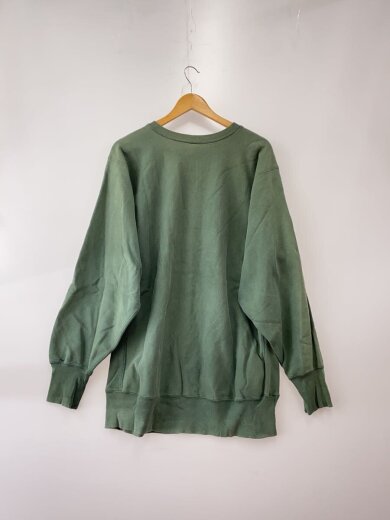 商品画像：90s/RW/スウェット/XXL/コットン/グリーン/リバースウィーブ/刺繍タグ/USA製// 2