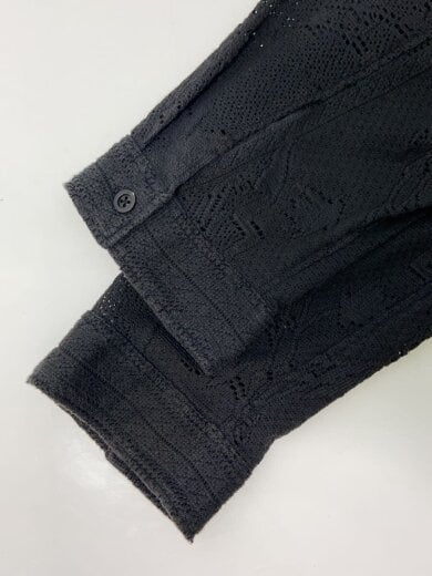 商品画像：26SS/AGING LACE WORK SHIRT/長袖シャツ/2/コットン/ブラック/ANC-SH81-B 6