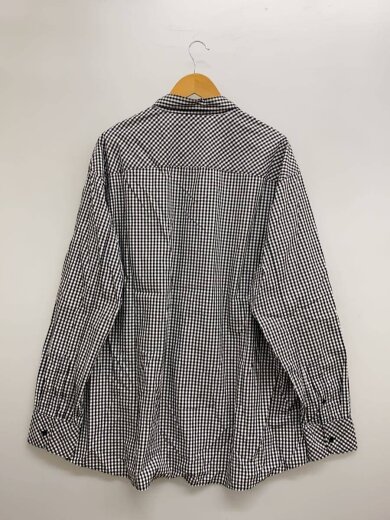 商品画像：長袖シャツ/3XL/コットン/BLK/ギンガムCK/365A046204 2