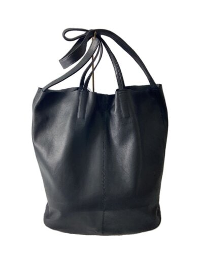 商品画像：3WAY LARGE TOTE/L/トートバッグ/レザー/ブラック 1