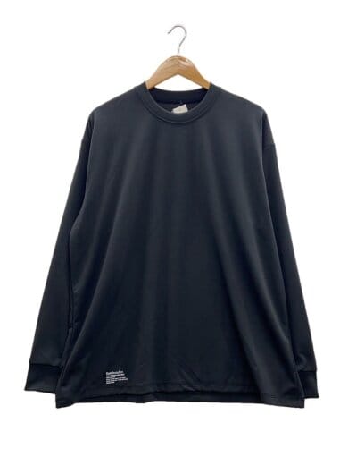 商品画像：TECH SMOOTH L/S CREW NECK/Tシャツ/L/ポリエステル/BLK// 1