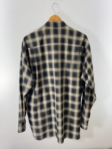 商品画像：26AW/COTTON VISCOSE OVERSIZED LS SHIRT/長袖シャツ/M/BLK/ST.1655 2